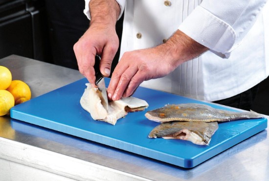 Tabla de cortar profesional para pescado, 53 x 32,5 cm, plástico - Kesper