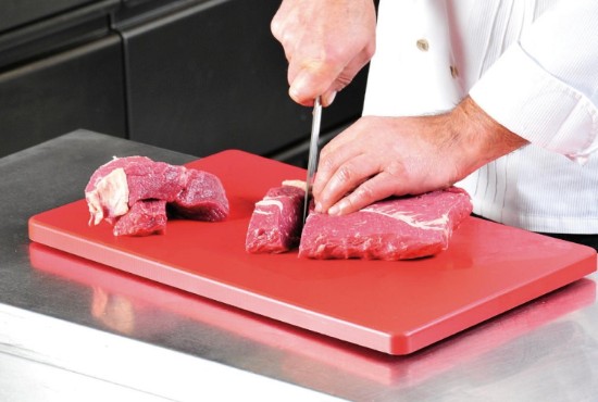 Tabla de cortar profesional para carnes rojas, 53 x 32,5 cm, plástico - Kesper