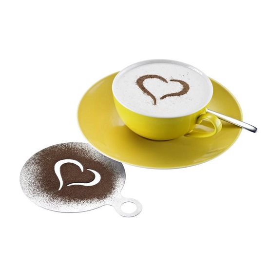 Ensemble de 3 moules pour décorer le cappuccino - Westmark 