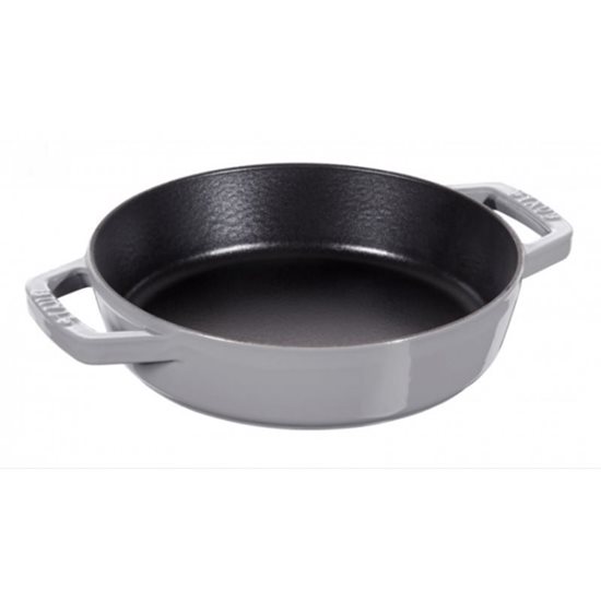 Cast iron frying pan, 34 cm, Graphite Grey - Staub