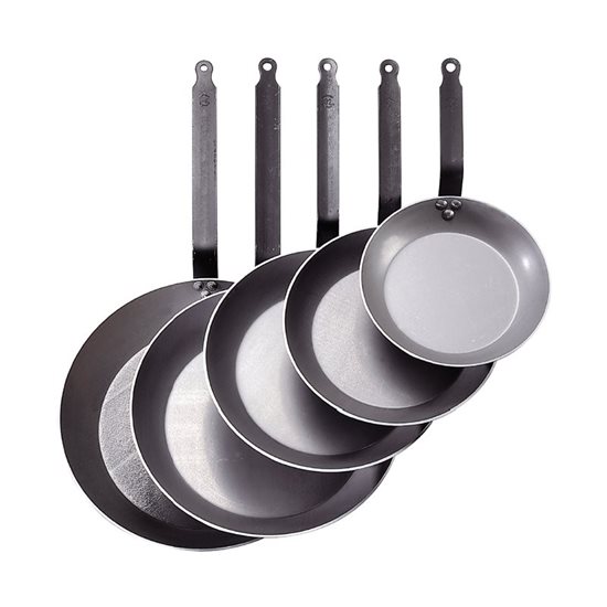"CARBONE PLUS" frying pan, carbon steel, 26 cm - "de Buyer" brand