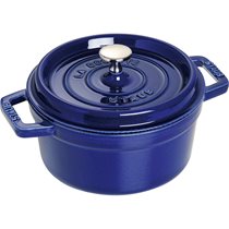 Cocotte cooking pot made of cast iron 34 cm/12.6 l, "Dark Blue" colour - Staub