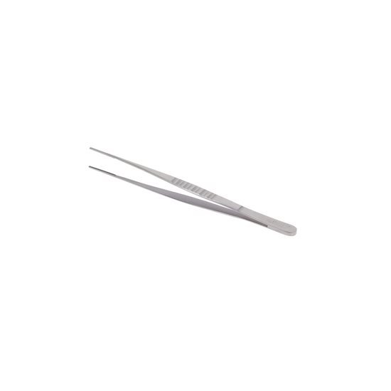 Tweezers díreach, déanta as cruach dhosmálta, 16 cm - de Buyer