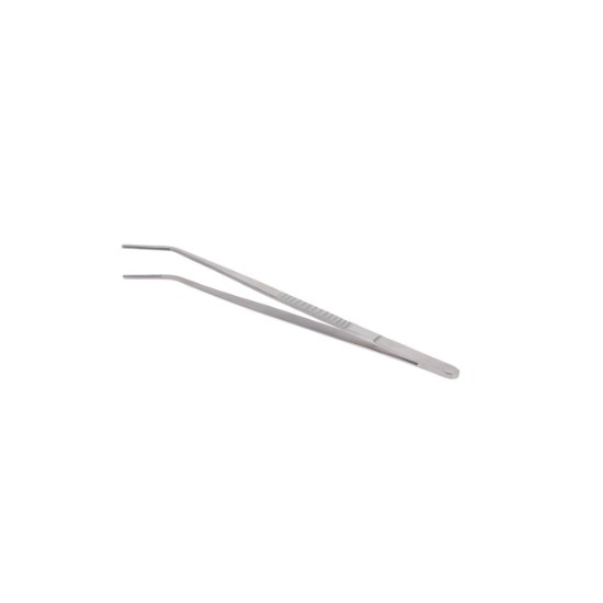 Curved tweezers, 16 cm, stainless steel - de Buyer