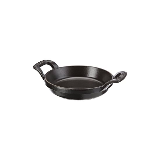 Mini fırın kabı, 12 cm, dökme demir, Black - Staub