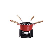 Mini-Fondue set made of 7 pieces/0.25 l "Cherry" - Staub