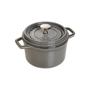 Cocotte cooking dish 16 cm/1.2 l, <<Graphite Grey>> - Staub
