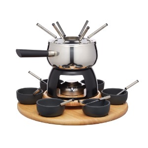 24-piece fondue set, stainless steel, "Artesa" - Kitchen Craft