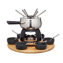 24 piece fondue set, stainless steel - by Kitchen Craft