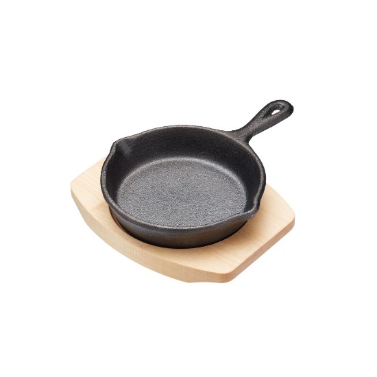 Mini poêle à frire 11,5 cm, avec support en bois – Kitchen Craft