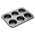 Tarjotin 6 muffinsille, 35 x 26 cm, teräs - Kitchen Craft