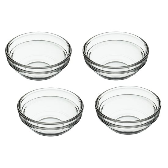 Set of 4 bowls, 7.5 cm, made from glass - made by Kitchen Craft