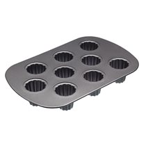 Baking pan for muffins/canneles of Bordeaux, 32.5 x 22 cm, steel - by Kitchen Craft