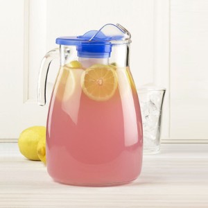 Karaf met koelcompartiment, 2800 ml, gemaakt van glas, Arctic - Borgonovo