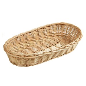 Oval bread basket, 38 x 18 cm, willow wood - Kesper