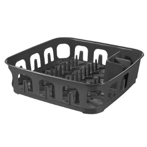 Dish drying rack, 40 x 40 x 11 cm, Black - Curver