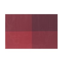 Set of 4 table mats, Burgundy red, 45 × 30 cm
