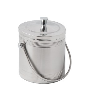 Ice bucket with handle, stainless steel 1 L