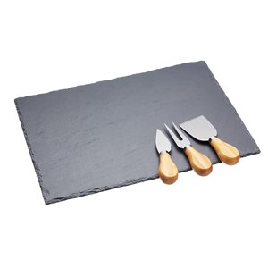 Serving set of 4 pieces for cheese assortments - by Kitchen Craft