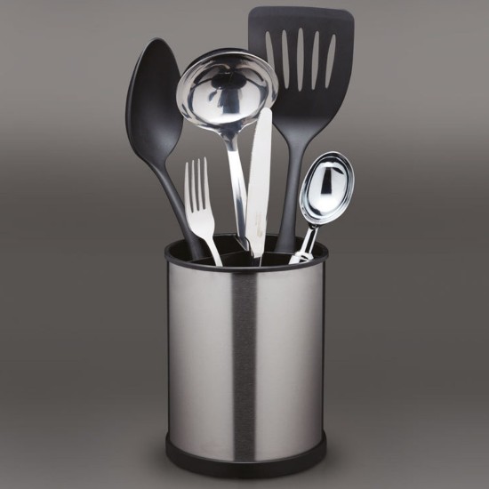 Stainless steel rotary kitchen utensils holder - Kitchen Craft