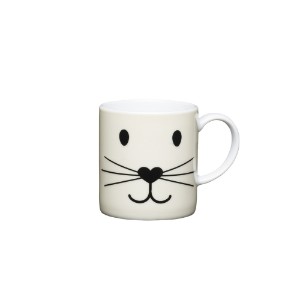 "Cat face" espresso mug, 80 ml - Kitchen Craft