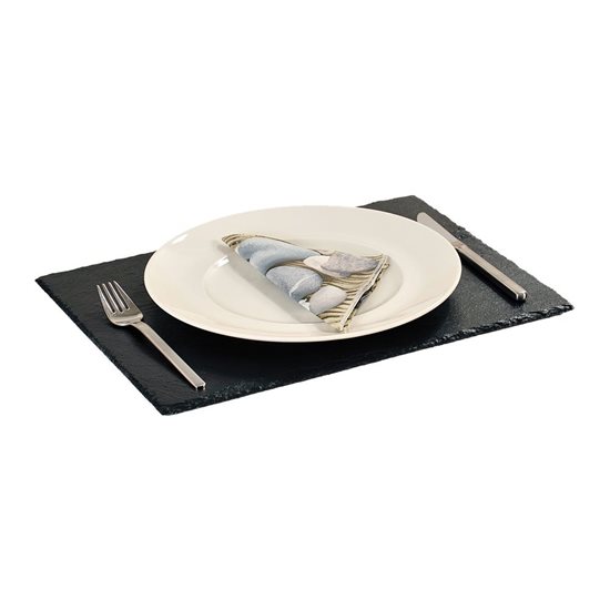 Servírovací talíř, 40 x 30 cm, břidlice - Kesper