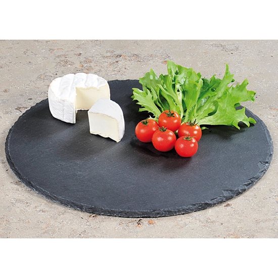 Serving platter, 35.5 cm, slate - Kesper