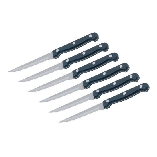 Conjunto de 6 facas para bife, aço inox - Kitchen Craft