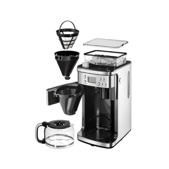 Cafetière électrique avec dispositif de mouture 1,5 L, 1050 W - Unold