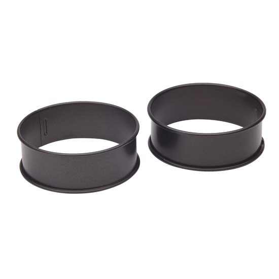 Set of 2 rings for cooking eggs, 9 cm, steel - by Kitchen Craft