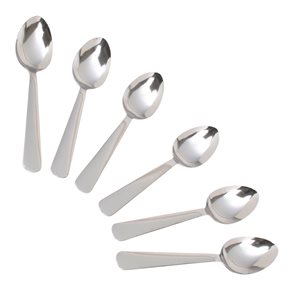 Set of 6 teaspoons, stainless steel - Kitchen Craft