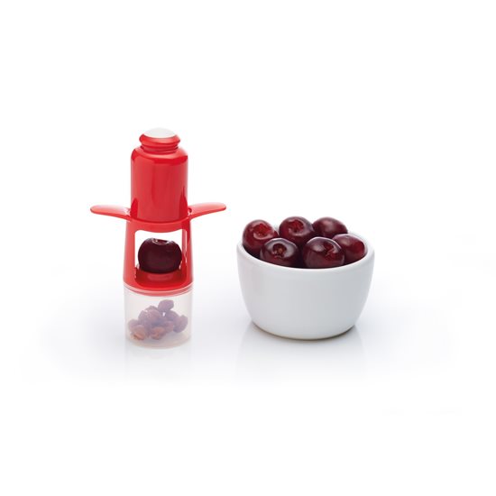 Инструмент за премахване на семки от череши, червени - от Kitchen Craft