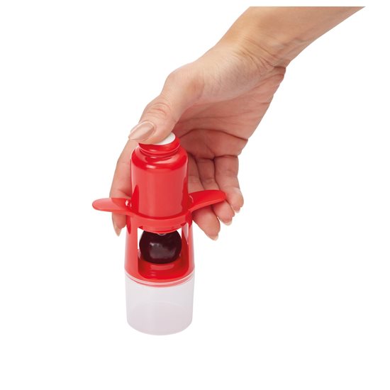 Outil pour enlever les pépins de cerises, rouge - par Kitchen Craft