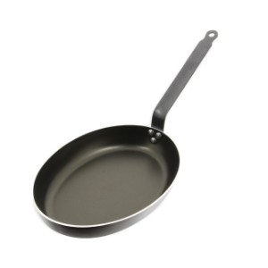 Oval frying pan, non-stick, 36 x 26 cm, CHOC INDUCTION  - de Buyer