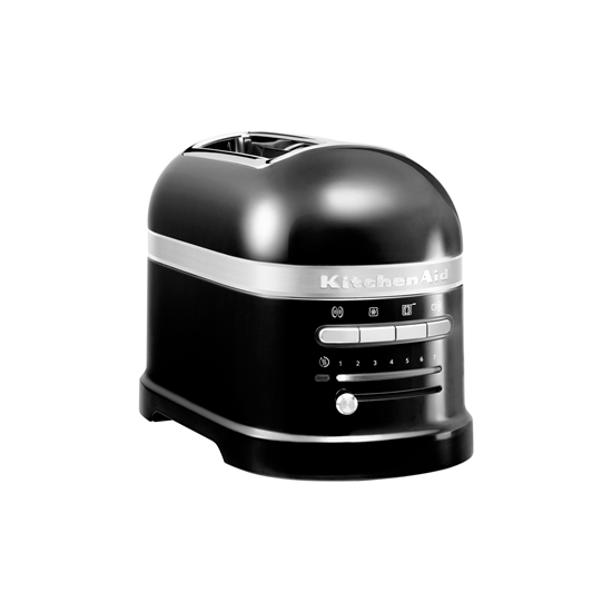 2-režni toaster, Artisan 1250W, Onyx Black - KitchenAid