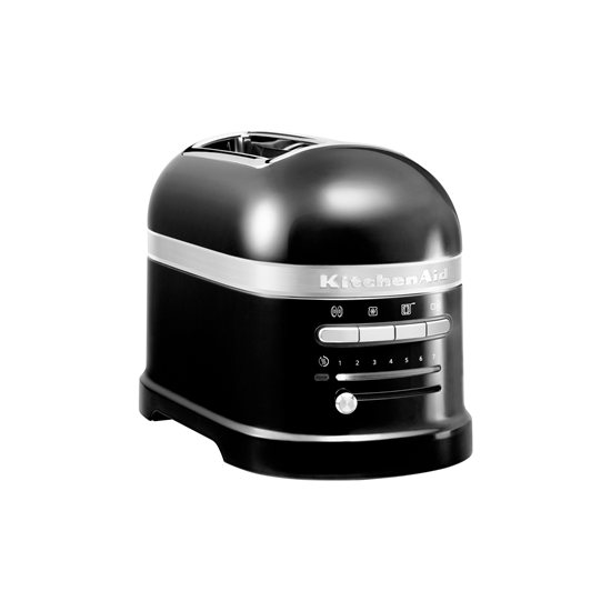 2-paikkainen leivänpaahdin, Artisan 1250W, Onyx Black - KitchenAid