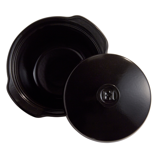 Ceramic cooking pot,  25cm/2L, Charcoal - Emile Henry