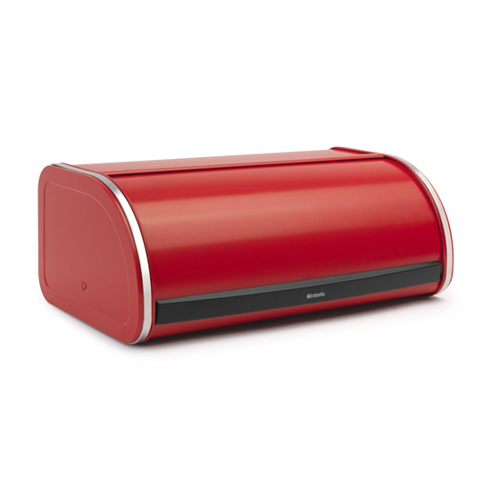 Boîte à pain, 44,5 x 26,2 cm, acier inoxydable, <<Passion Red>> - Brabantia