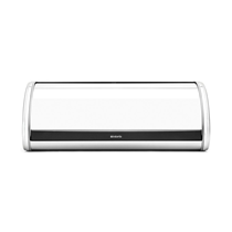 Bread box, 44.5 x 26.2 cm, stainless steel, Brilliant Steel - Brabantia