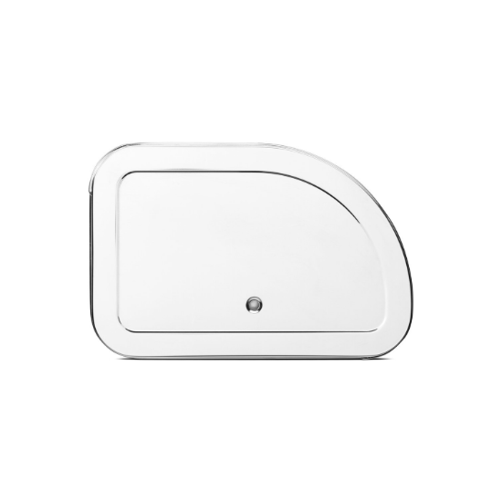 Broodtrommel, 44,5 x 26,2 cm, roestvrij staal, Brilliant Steel - Brabantia