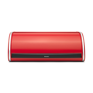 Bread box, 44.5 x 26.2 cm, stainless steel, <<Passion Red>> - Brabantia