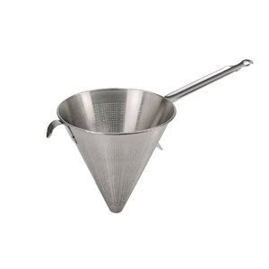 Chinese conical strainer with micro-perforations, 23 cm - "de Buyer" brand