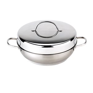 Stovetop smoker set, 28 cm, Resto range, stainless steel - Demeyere