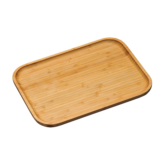 Plateau de service, 37,5 x 27,5 cm, bois de bambou - Kesper