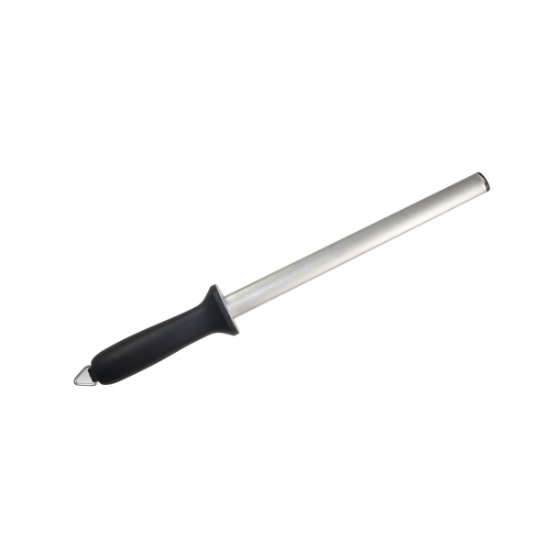 Knife sharpening steel, diamond-coated, stainless steel, 30cm - Zokura