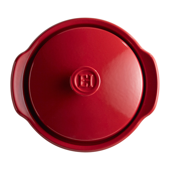 Ceramic cooking pot, 25 cm/2L, Burgundy - Emile Henry