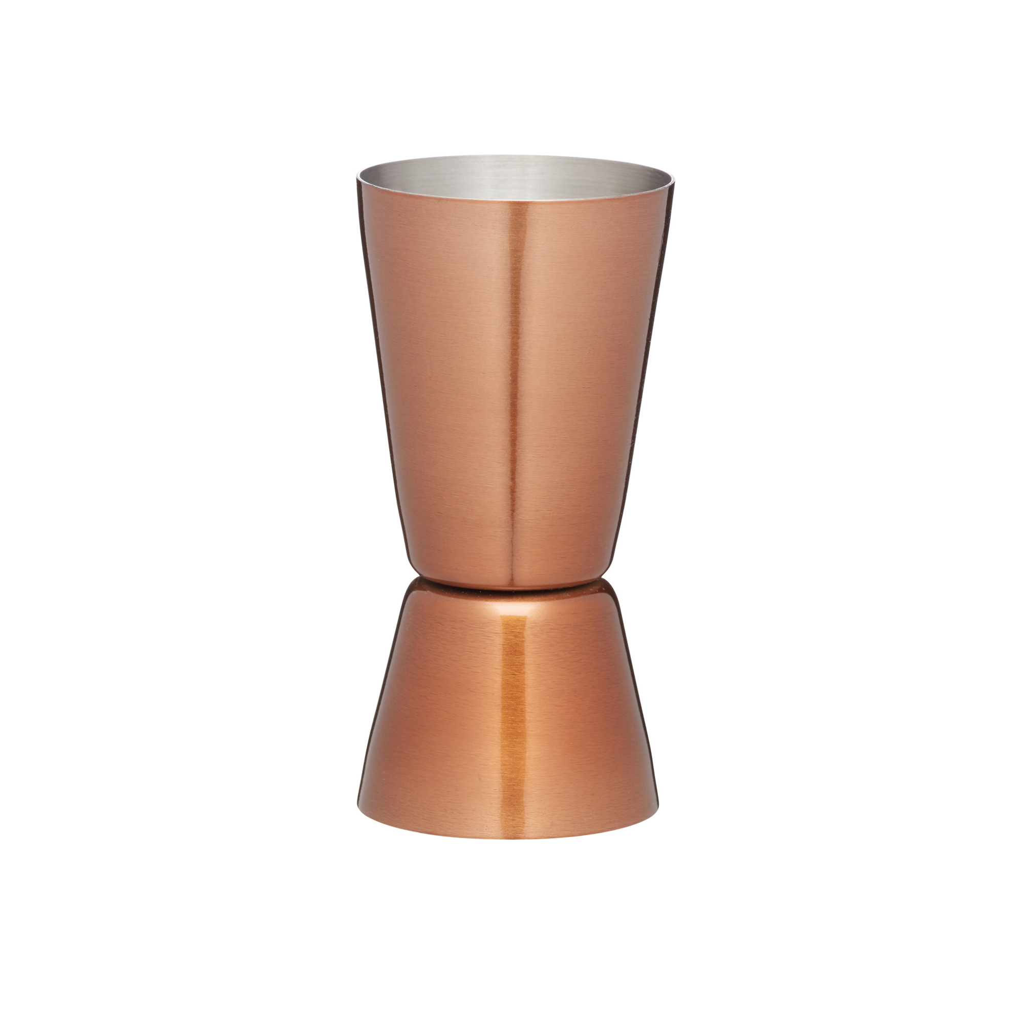 Bicchiere da cocktail doppio misurino, 25/50 ml, acciaio inossidabile,  colore rame – Kitchen Craft