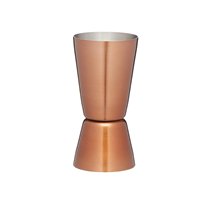 Double measuring cocktail cup, 25/50 ml, stainless steel, copper colour – made by Kitchen Craft