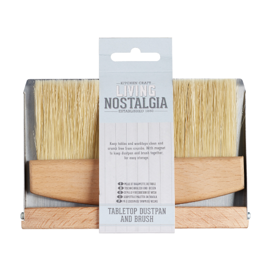 Brush with dust pan, "Living Nostalgia" - Kitchen Craft