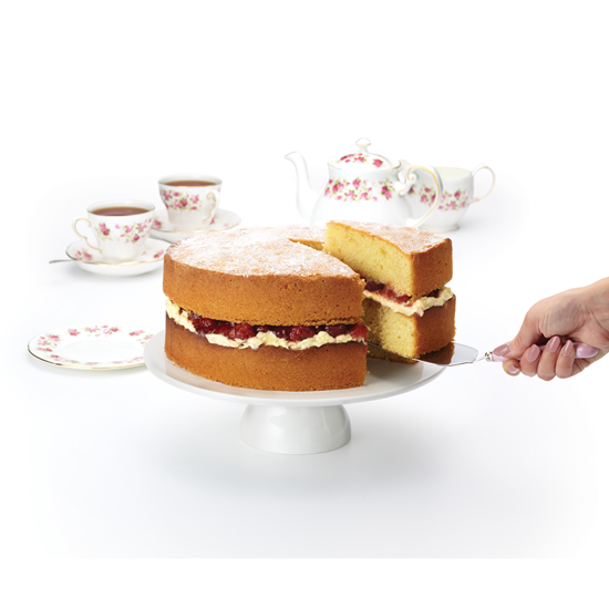 Platter for serving cake, 26 cm, porcelain - Kitchen Craft 